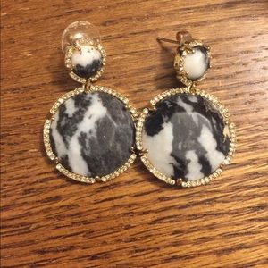 Bauble bar marble earrings